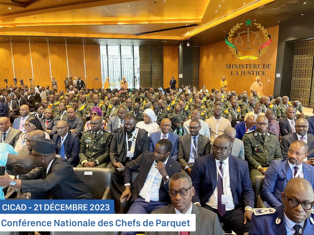 Mr Papa Sene Président du Comité Sénégalais des Droits de l'Homme a participé à la conférence nationale des chefs de parquet