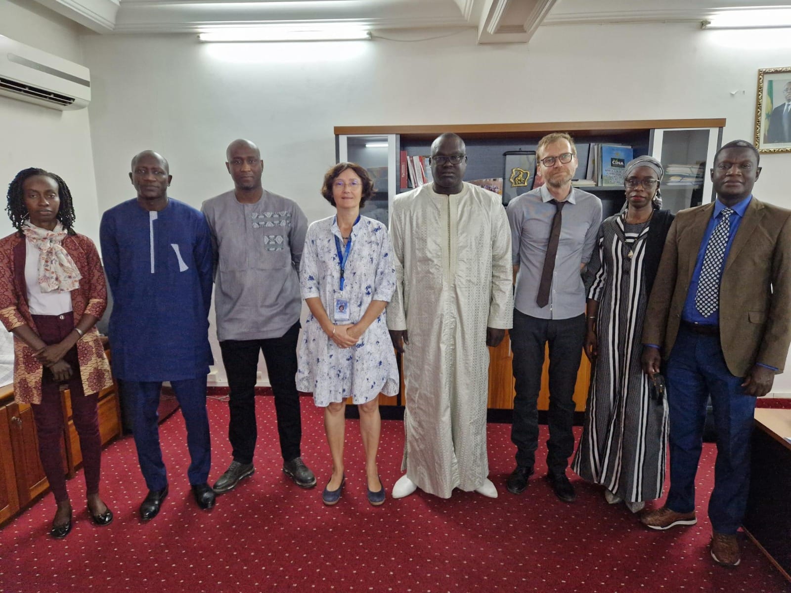 Audiance du CSDH avec une délégation de la mission d'Observation Électorale de l'Union Européenne