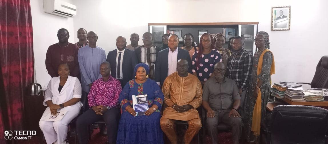 Le Président du Comité Sénégalais des Droits de l'Homme a reçu une délégation du Réseau de Solidarité pour la Démocratie en Afrique de l'Ouest ( WADEMOS )