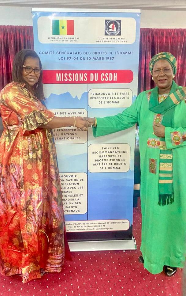 Visite du Dr Fatima Ba Diallo au siège de la Commission Nationale des Droits de l’Homme du Sénégal (CNDH-S)