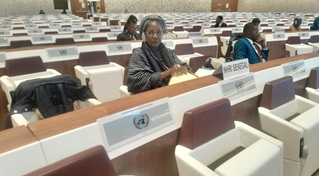 Participation de la CNDH-S à l'Assemblée Générale Annuelle de l'Alliance Mondiale des Institutions Nationales des Droits de l'Homme (GANHRI)