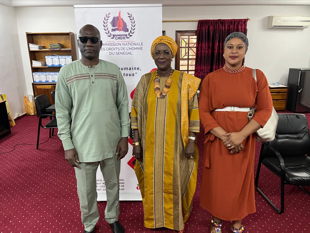 La CNDH échange avec la Fédération Sénégalaise des Associations des Personnes Handicapées (FSAPH) pour renforcer la promotion et la protection des droits des personnes handicapées.