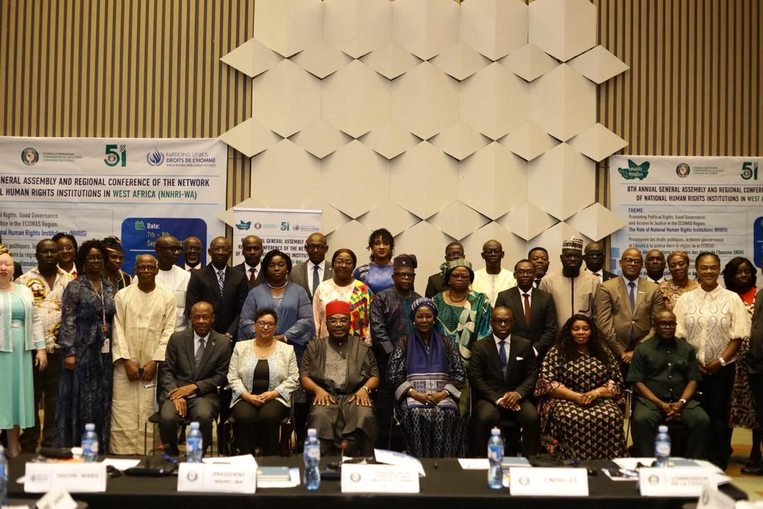 PARTICIPATION À L’ASSEMBLÉE GÉNÉRALE ANNUELLE ET À LA CONFÉRENCE RÉGIONALE DU RÉSEAU DES INSTITUTIONS NATIONALES DES DROITS DE L'HOMME (INDH) EN AFRIQUE DE L’OUEST (RINDH-AO)
