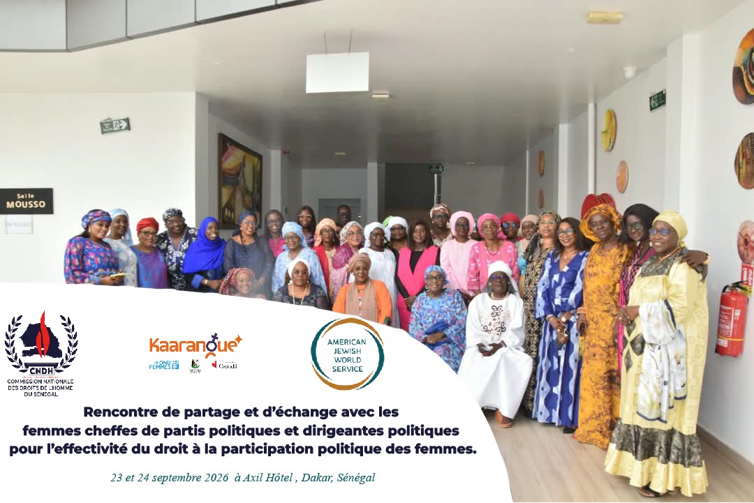 La CNDH engage le dialogue avec les femmes dirigeantes politiques pour une participation plus effective